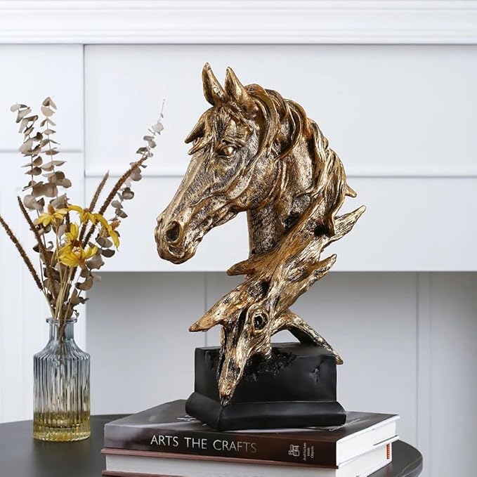 Gold Decor | Horse Statue Decor