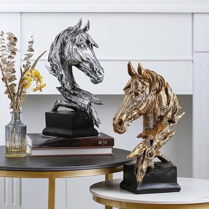 Gold Decor | Horse Statue Decor