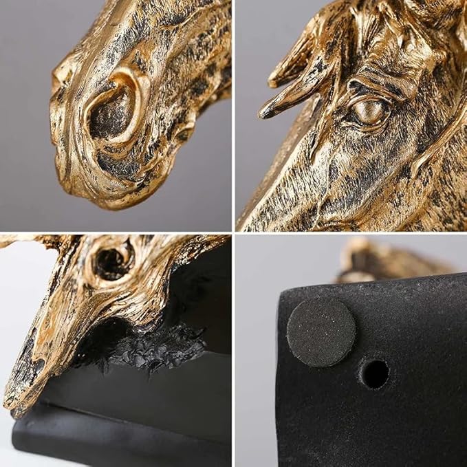 Gold Decor | Horse Statue Decor