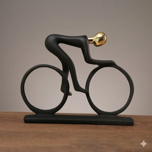 Black Cycling  | Sculpture | Resin Bike