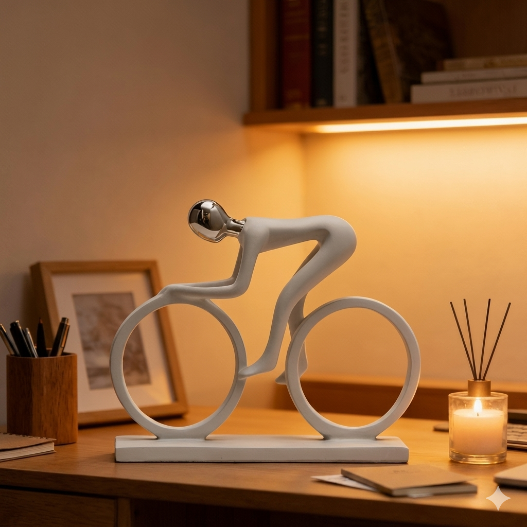 Black Cycling  | Sculpture | Resin Bike