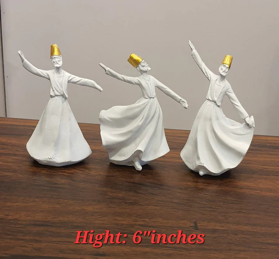 Classical Dervish | Art Sculpture | Set of 3